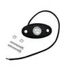 Luces LED para Chasis de Coche Exclusivas Transfronterizas, Luces LED de Siete Colores para Modificación de Chasis, Aleación de Aluminio, Luces para Cejas de Rueda de Tanque Todoterreno, Barco