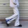 Pantalones Casuales Nuevos de Patchwork a Cuadros Verano-Otoño 2026 para Hombres y Mujeres, Corte Holgado Versátil Rectos Ligeramente Acampanados Pantalones Deportivos
