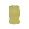 Chaleco Deportivo de Secado Rápido con Hilo, Estilo Nuevo, Sin Mangas, Cubrepecho para Yoga, Chaleco de Fitness Ajustado para Mujer