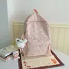 Mochila de Pana Versátil Estilo Coreano Ins de Moda para Mujer Diseño de Nicho Gran Capacidad Mochila Escolar para Estudiantes Mochila Casual