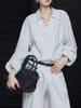 Camisa de Algodón y Lino de Manga Larga Blanca Moment para Mujer Verano 2025 Nuevo Estilo Elegante Estilo Relajado Estilo Hong Kong Súper Bonita Suelta