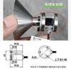 Huili Zhi Alta Precisión LZ-FH1 Membrana Plana Sensor de Pesaje Miniatura Doble Brida Fuerza de Presión Carga
