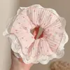 Diadema Elástica para el Cabello Moda Coreana Dongdaemun para Mujeres Tacto de Alta Gama Súper Grande Elástico Versátil Duradero Cuerda para el Cabello Goma Elástica