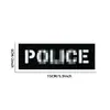 Chaleco Táctico Reflectante Uniforme Insignia de Velcro Transferencia de Calor Pegatina Trasera Identificación Nocturna Transfronterizo Venta Caliente
