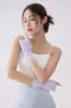 Guantes de Seda de Hielo de Medio Dedo para Protección Solar - Protección UV para Ciclismo y Conducir