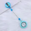 Relógio de Bolso de Enfermagem com Contas DIY Botão de Puxar Fácil Cronógrafo de Puxar com Contas Relógio de Teste de Couro Pendurado Relógio Criativo Fofo de Estudante