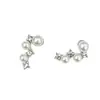 Pendientes de Moda Exquisitos y Sencillos Estilo Francés para Mujer, Circonita Microincrustada, Pendientes Versátiles Personalizados, Lujo Ligero, Gama Alta, Pendientes Elegantes