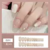 Unhas Usáveis Feitas à Mão Atacado Xiaohongshu Douyin Venda Quente Diamante Borboleta Coração High-End Nail Art Unhas Usáveis 24 Peças