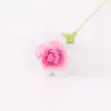 Flores de Crochê Feitas à Mão, Flores Rosa, Flores de Crochê Prontas, Rosas Viradas, Flores de Tricô no Atacado, Barracas de Primavera