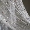 Decoración de Boda Estilo Bosque Telón de Lentejuelas Cortina de Gasa Atmósfera de Evento de Boda Fotografía Fondo Super Fotogénico Tela de Fondo de Escamas de Pescado