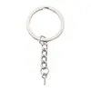 Chaveiro Chaveiro Pendurado Olho de Ovelha Acessórios para Joias DIY Corrente de Chaveiro de Metal Corrente de Chaveiro Dourada Atacado