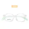 En stock, entrega rápida, monturas de gafas para estudiantes TR90 con almohadillas nasales de silicona antideslizantes, serie de colores macarrón para uso diario en la escuela