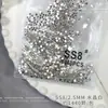 1440 kit completo broca de unha atacado colorida redonda plana cristal vidro Diamante versátil diy decorações de unha