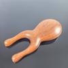 Peine Masajeador de Sándalo Natural de Dragón y Fénix, Peine Multifuncional de Madera de Dientes Anchos para Meridianos del Cuero Cabelludo en el Hogar, Madera Maciza, Regalo, Venta al por Mayor