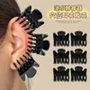 Pinza para el pelo y pendiente de doble uso transfronterizo europeo y americano ~ Pinza de garra pequeña, pinza simple para flequillo lateral, pinza superior para adultos