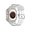 Adecuado para correa Apple Watch 8 de 49 mm Apple SE watch iwatch6 transparente glaciar integrado s7/5 correa