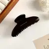 Nuevo Estándar de Oro pinza para el pelo simple elegante pinza para el pelo de una sola pieza negra 10CM elegante recogido para el pelo parte trasera de la cabeza accesorios para el cabello