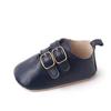 Novo estilo britânico fivela de metal sapatos de bebê sapatos de bebê 0-1 anos de idade bebê de fundo macio sapatos de criança BC2290