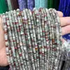 2*4mm Turquesa Natural Cuentas Sueltas Ojo de Tigre Cuentas de Ábaco Separador Accesorios para Joyería DIY Pulsera con Cuentas Collar
