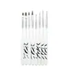 Serie de Bolígrafos Personalizados para Manicura, Bolígrafo de Punto Diamante Cristalino, Bolígrafo de Línea Fina, Bolígrafo para Pintar, Bolígrafo de Tallado, Flor para Pintar Uñas