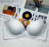 Suministro Directo de Fábrica Encaje Europeo y Americano Sexy Lencería Femenina Sujetador Push-Up con Aros Copas Finas Manyilan