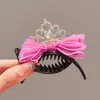 Tocado de Corona para Niños, Lazo Adorable para el Cabello con Pinza, Artefacto de Placa para la Cabeza con Bolas, Cuerda para Cola de Caballo, Cabello de Niña