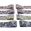 Cinta vintage con estampado de doble cara, hecha a mano, para niños y mascotas, lazo para el cabello, accesorios estilo Mori, para ropa, zapatos, sombreros, cinta.