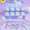 Caja Sorpresa de Cristal Sanrio Cultural y Creativa Figuras Lindas Mini Pequeñas Lindas Decoraciones para Coche y Escritorio