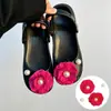 Accesorios para zapatos tipo ballet perforados DIY, accesorios de perlas y pedrería, hebillas de zapato desmontables de alta gama y decoraciones para la superficie del zapato