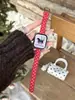 Correa con Colgante de Corazón de Puntos Finos Adecuada para Apple Watch iWatch 12ª Generación 11/10Ultrase