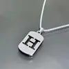Collar de letra inglesa de 26 palabras cadena Taigang ropa de pareja para estudiantes masculinos y femeninos accesorios diseño nicho simple combinable Moda