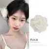 Nuevo Estilo Chino Pinza para el Cabello de Flor Rosa Suave Pinza para Moño Retro Pinza de Flor Accesorio para el Cabello de Ambiente Foto