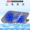Base de enfriamiento para computadora portátil N99, ventilador de 14 pulgadas con altura ajustable y almohadilla de radiador, soporte de enfriamiento