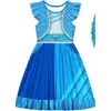 2024 Transfronteiriço Novos Descendentes 4 Ascensão da Rainha de Copas Vestido para Meninas Fantasia Vermelha de Palco Fantasia