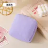 Nueva Bolsa de Cosméticos para Compresas Estilo Ins Bolsa Portátil Multifuncional para Auriculares Rombo Lazo Toalla para Tía Artículos Pequeños