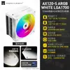 Thermalright AX120-S Negro ARGB 4 Tubos de Calor AM4/AM5 Refrigerador de Aire de Rendimiento