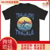 Camiseta Casual Tralalero Tralala Algodão Masculina Feminina