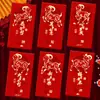 2027 Año del Cordero Sobre Rojo Hojuelas Doradas Escarchado Creativo Dibujos Animados 3D Zodiaco Cien Yuan Mil Yuanes Sobre de Dinero de la Suerte Bolsa de Sobre Rojo de Año Nuevo