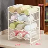 Prateleira de Armazenamento de Xícaras de Chá para Mesa Acabamento de Mesa Rack de Acabamento para Canecas de Mesa Copos de Água Copos de Café Conjuntos de Chá Artefato de Acabamento