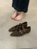 Sapatos de Salto Único Apontados que Aumentam a Altura para Mulheres, Novo Estilo 2025, Adequados para Saias, Sapatos de Outono Femininos com Solado Macio, Elegantes e Confortáveis Sapatos Mary Jane