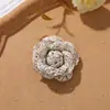 Estilo Coreano Inspirado en Chanel Gama Alta Camelia DIY Pin Lateral Lazo para el Cabello Accesorio para el Cabello Decoración Floral Flor de Ropa Accesorio