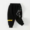 Calças grossas de bebê para inverno, calças casuais para meninos, calças de bebê com forro de fleece, calças de bebê para meninas, moda de inverno