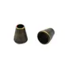 ¡Venta al por mayor en stock! Hebilla de Cuerda de Campana de Aleación de Zinc Emparejada con Cuentas Metálicas Colgantes en Forma de Trompeta para Chaquetas y Abrigos para Evitar que Resbalen