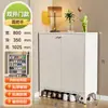 Gabinete de Zapatos de Acero para Uso Doméstico, Gabinete de Almacenamiento Integrado Multicapa para Puerta de Entrada, Gabinete de Almacenamiento de Gran Capacidad para Vestíbulo, Zapatero a Prueba de Polvo
