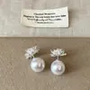 Brincos de Dente-de-leão Modernos e Delicados para Mulheres, Brincos Versáteis Estilo Nicho Coreano, Brincos de Luxo Leve Personalizados de Alta Qualidade