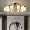 Novo Lustre Estilo Chinês, Luminária de Sala de Estar, Sala de Chá Estilo Chinês, Iluminação Principal Duplex de Villa, Iluminação Moderna Estilo Chinês para Sala de Jantar Privada