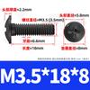 Acero Inoxidable 304 Tornillo de Almohadilla Negro Cabeza Redonda Phillips Zinc Negro Tornillo Mesón Cabeza Pan Alambre M2/M3/M4/M5