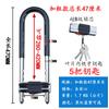 Cerradura de Puerta de Vidrio Cerradura en Forma de U Cerradura de Mortaja para Puerta de Tienda Cerradura Antirrobo para Puerta Doble Cerradura Doméstica Extendida en Forma de U Cerradura para Motocicleta Eléctrica