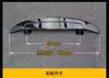 Acessórios para modificação de carro, asa esportiva de corrida para carro, asa de vento fixa, asa de avião, cauda universal para sedan, sem perfuração, suprimentos