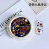 Lentejuelas redondas para decoración de uñas, lentejuelas de colores, lentejuelas de lunares, tamaños mixtos, pegatinas de uñas ultradelgadas, lentejuelas para accesorios de decoración de uñas